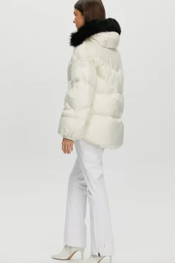 Après-Ski Jacket With Detachable Toscana Shearling Lamb Hood Trim