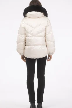 Après-Ski Jacket With Detachable Toscana Shearling Lamb Hood Trim
