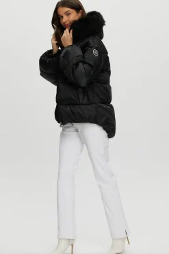 Après-Ski Jacket With Detachable Toscana Shearling Lamb Hood Trim