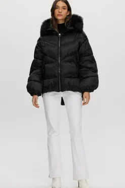 Après-Ski Jacket With Detachable Toscana Shearling Lamb Hood Trim