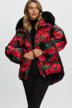 Après-Ski Jacket With Detachable Toscana Shearling Lamb Hood Trim