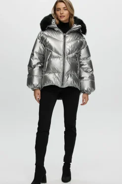 Après-Ski Jacket With Detachable Toscana Shearling Lamb Hood Trim