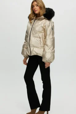 Après-Ski Jacket With Detachable Toscana Shearling Lamb Hood Trim