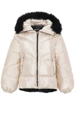 Après-Ski Jacket With Detachable Toscana Shearling Lamb Hood Trim