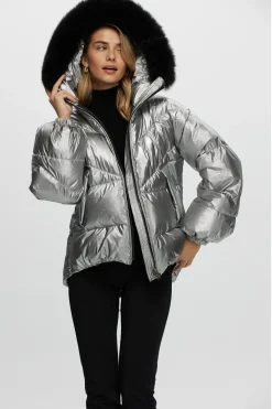 Après-Ski Jacket With Detachable Toscana Shearling Lamb Hood Trim