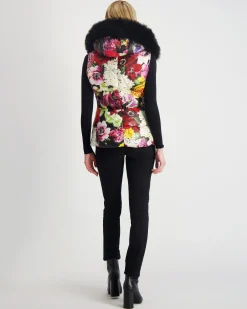 Après-Ski Vest With Detachable Toscana Shearling Lamb Hood Trim