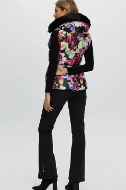 Après-Ski Vest With Detachable Toscana Shearling Lamb Hood Trim