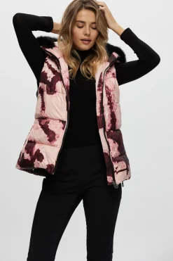 Après-Ski Vest With Detachable Toscana Shearling Lamb Hood Trim