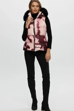 Après-Ski Vest With Detachable Toscana Shearling Lamb Hood Trim