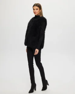 Collarless Select Cashmere Goat Vest