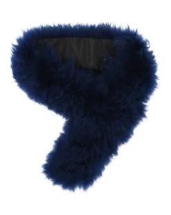 KNIT CASHMERE GOAT PULL-THROUGH SCARF