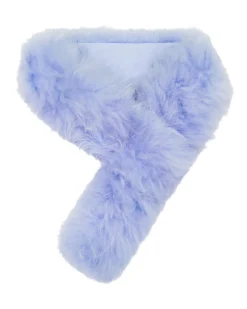 KNIT CASHMERE GOAT PULL-THROUGH SCARF