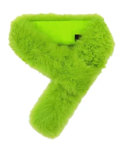 KNIT CASHMERE GOAT PULL-THROUGH SCARF