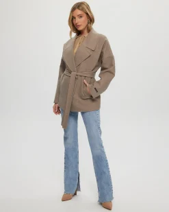 Loro Piana Cashmere & Wool Belted Jacket