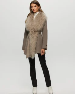 Loro Piana Cashmere & Wool Jacket With Select Lamb Trim