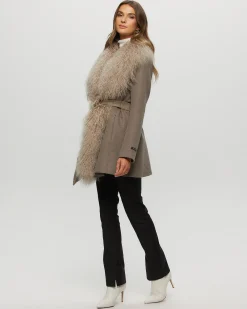 Loro Piana Cashmere & Wool Jacket With Select Lamb Trim