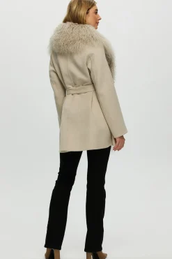 Loro Piana Cashmere & Wool Jacket With Select Lamb Trim