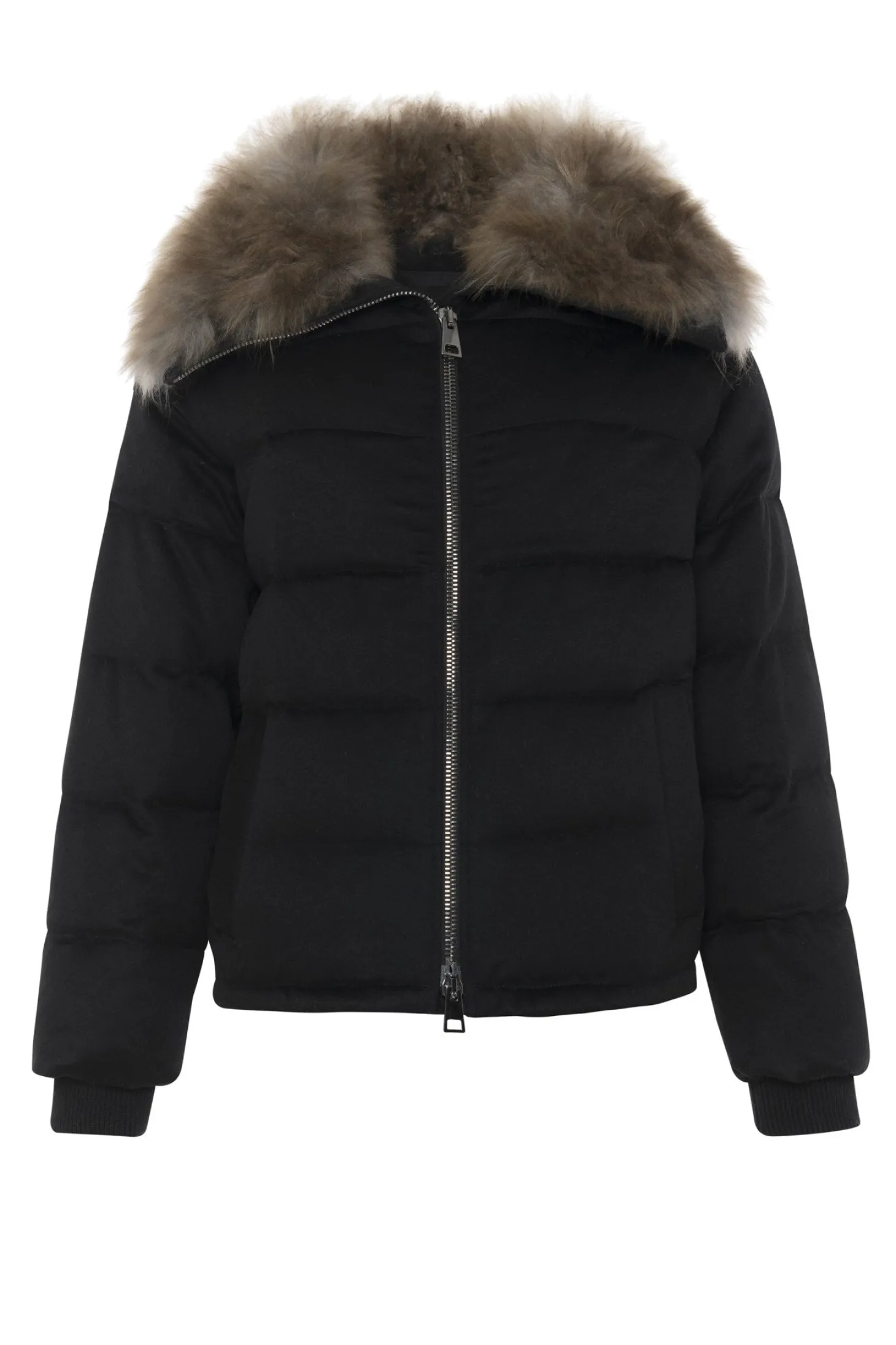 Loro Piana Cashmere Down Jacket With Select Cashmere Goat Collar