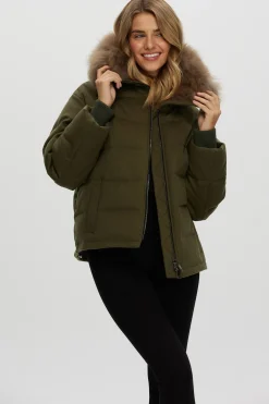 Loro Piana Cashmere Down Jacket With Select Cashmere Goat Collar