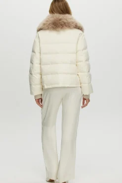 Loro Piana Cashmere Down Jacket With Select Cashmere Goat Collar