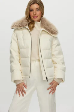 Loro Piana Cashmere Down Jacket With Select Cashmere Goat Collar