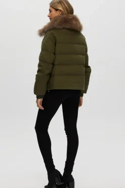 Loro Piana Cashmere Down Jacket With Select Cashmere Goat Collar