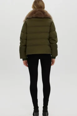 Loro Piana Cashmere Down Jacket With Select Cashmere Goat Collar