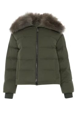 Loro Piana Cashmere Down Jacket With Select Cashmere Goat Collar