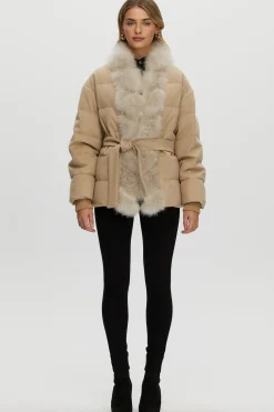 Loro Piana Cashmere Down Jacket With Select Cashmere Goat Trim