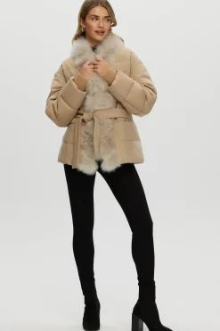 Loro Piana Cashmere Down Jacket With Select Cashmere Goat Trim