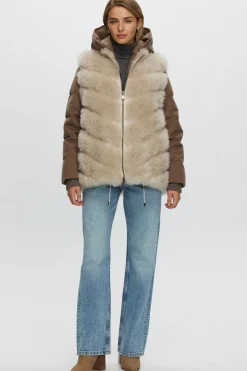 Loro Piana Cashmere Quilted Down Parka With Detachable Select Cashmere Goat Vest (2 Pcs)