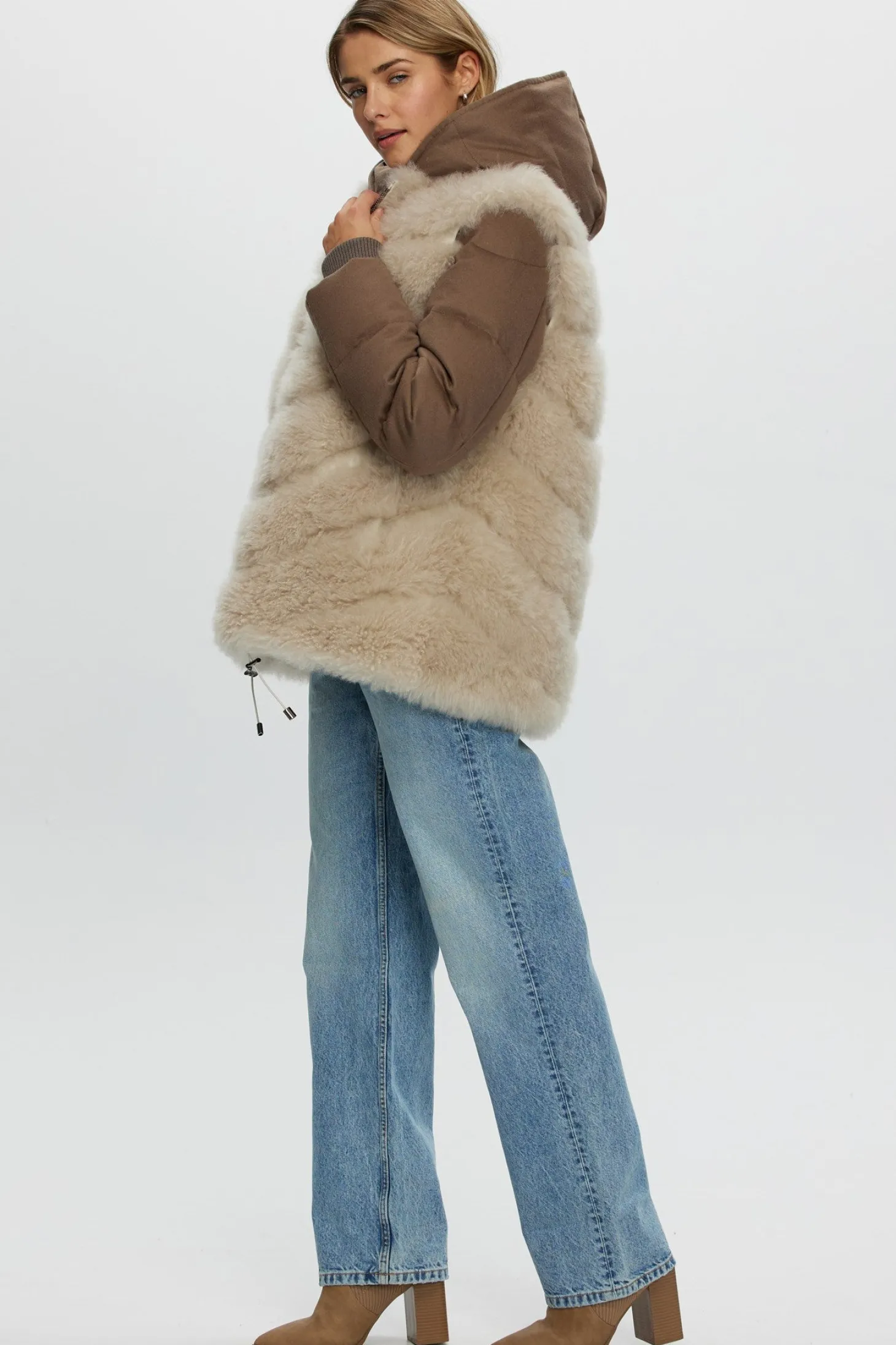 Loro Piana Cashmere Quilted Down Parka With Detachable Select Cashmere Goat Vest (2 Pcs)