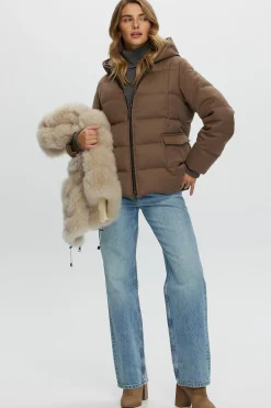 Loro Piana Cashmere Quilted Down Parka With Detachable Select Cashmere Goat Vest (2 Pcs)