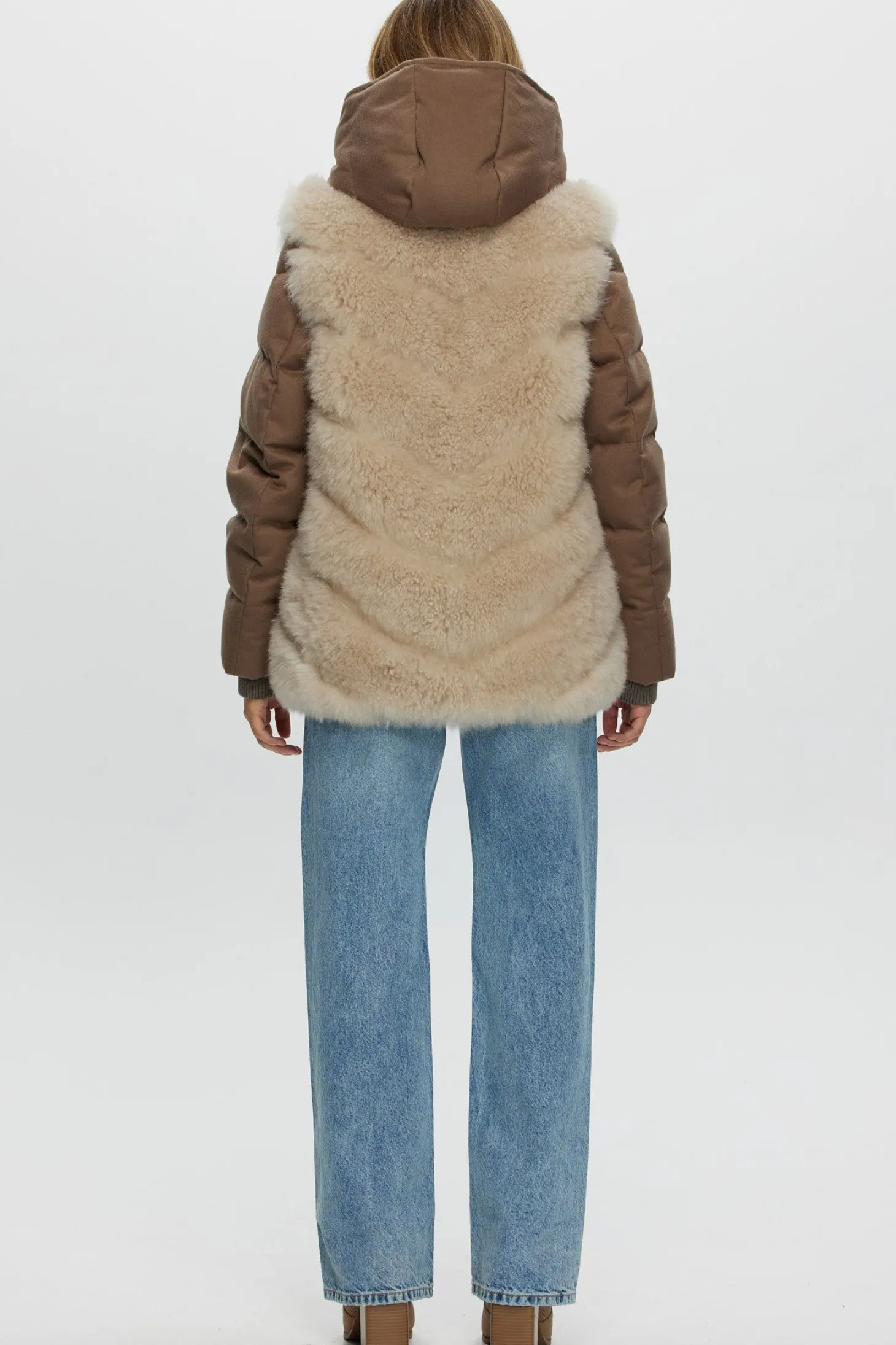 Loro Piana Cashmere Quilted Down Parka With Detachable Select Cashmere Goat Vest (2 Pcs)