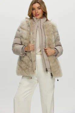 Loro Piana Cashmere Quilted Down Jacket With Detachable Select Cashmere Goat Vest (2 Pcs)