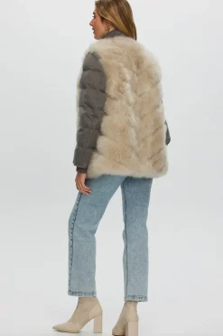 Loro Piana Cashmere Quilted Down Jacket With Detachable Select Cashmere Goat Vest (2 Pcs)