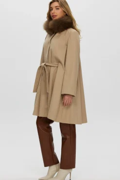 Loro Piana Cashmere Stroller With Select Cashmere Goat Collar, Belt