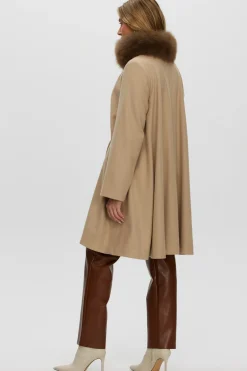 Loro Piana Cashmere Stroller With Select Cashmere Goat Collar, Belt