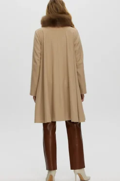 Loro Piana Cashmere Stroller With Select Cashmere Goat Collar, Belt