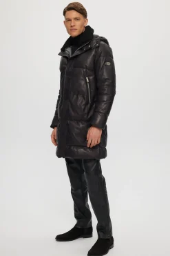 Men's Après-Ski Parka With Detachable Select Shearling Lamb Collar