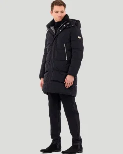 Men's Après-Ski Parka With Detachable Select Shearling Lamb Collar