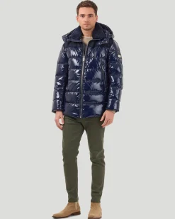 Men's Après-Ski Parka With Detachable Select Shearling Lamb Collar