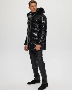 Men's Après-Ski Parka With Detachable Toscana Shearling Lamb Hood Trim