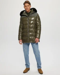Men's Après-Ski Parka With Detachable Toscana Shearling Lamb Hood Trim