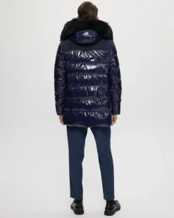 Men's Après-Ski Parka With Detachable Toscana Shearling Lamb Hood Trim