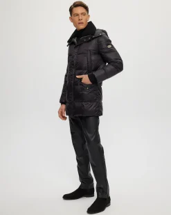 Men's Après-Ski Parka With Detachable Select Shearling Lamb Trim
