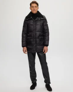 Men's Après-Ski Parka With Detachable Select Shearling Lamb Trim