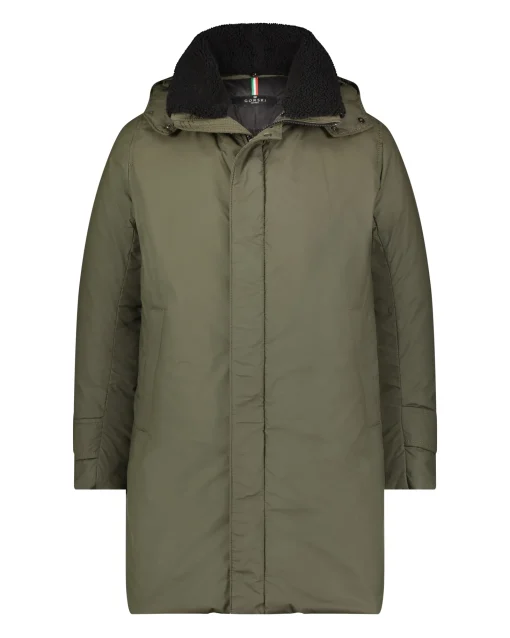 Men's Après-Ski Parka With Detachable Shearling Lamb Trim