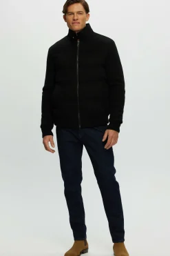 Men's Loro Piana Cashmere & Wool Jacket With Select Shearling Lamb Collar