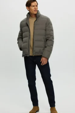 Men's Loro Piana Cashmere Quilted Down Jacket